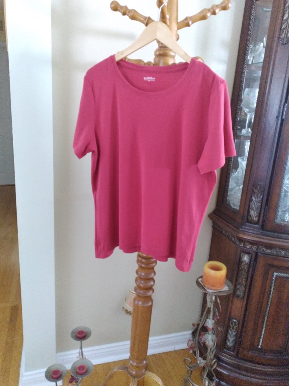 Natural Cotton Top, Reflections, Size - XL